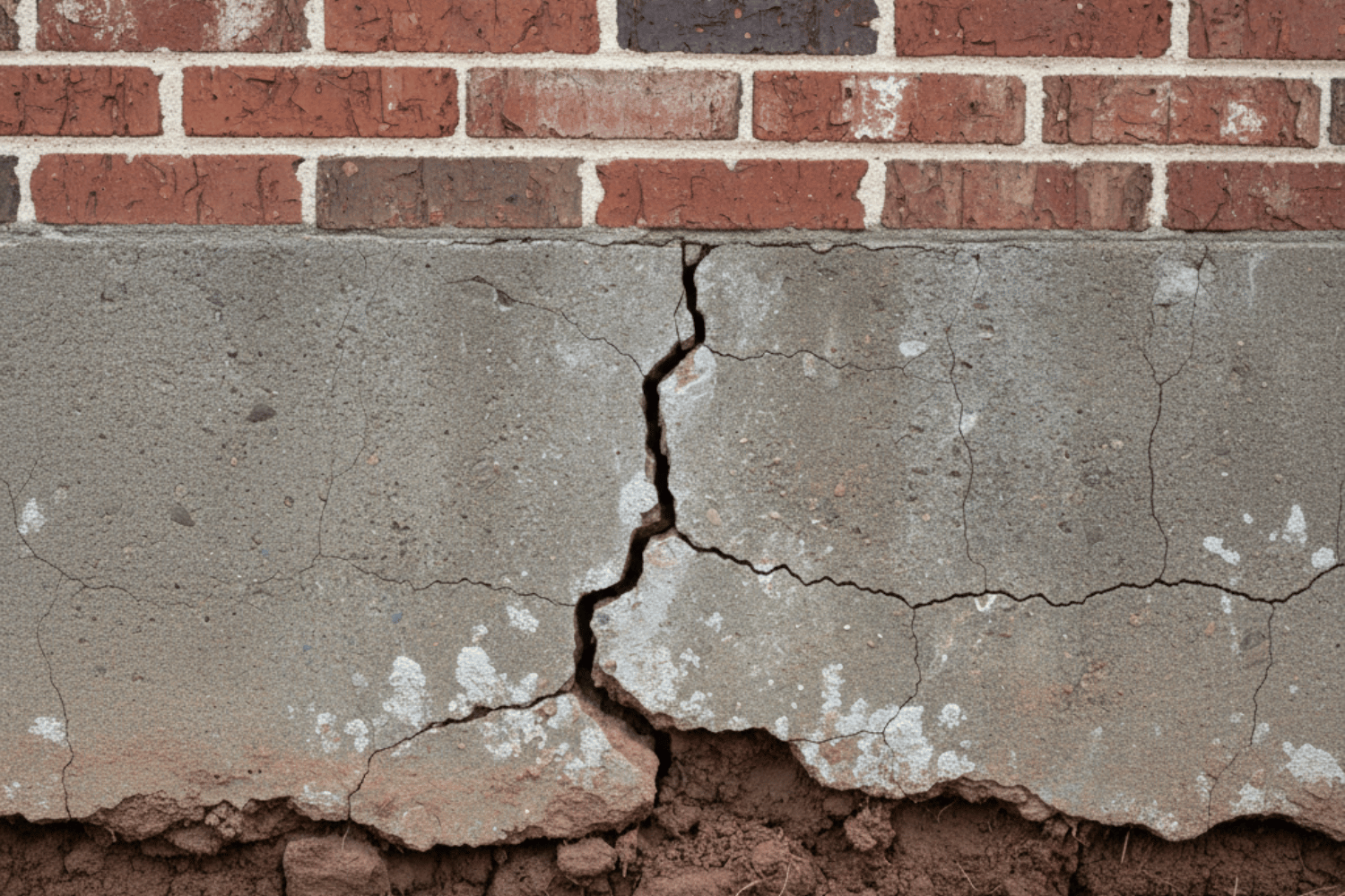 Cracked Foundation Caused By Missouri’s Clay Soil Moisture Changes